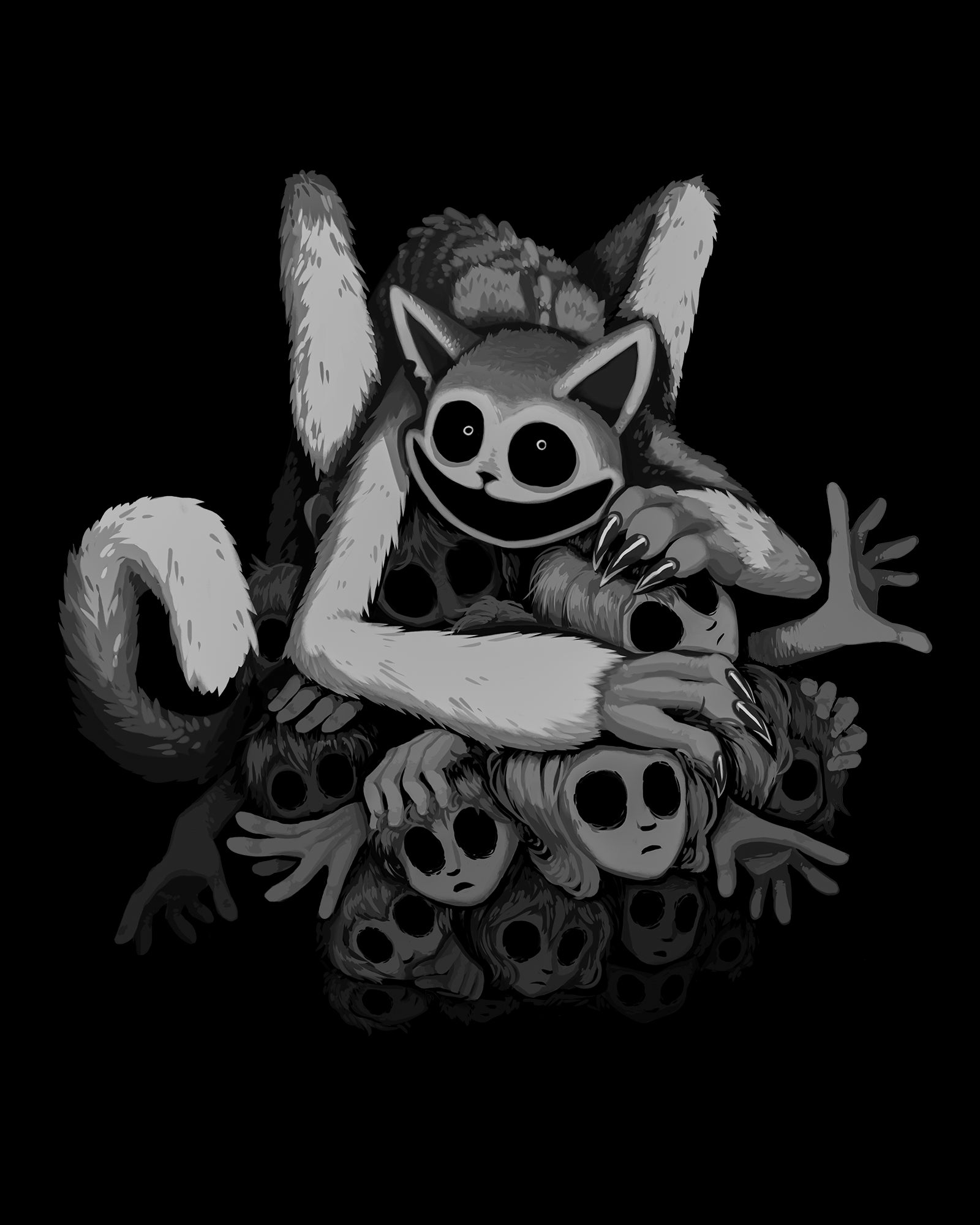Monster CatNap Kids Faces Tee - Image 2
